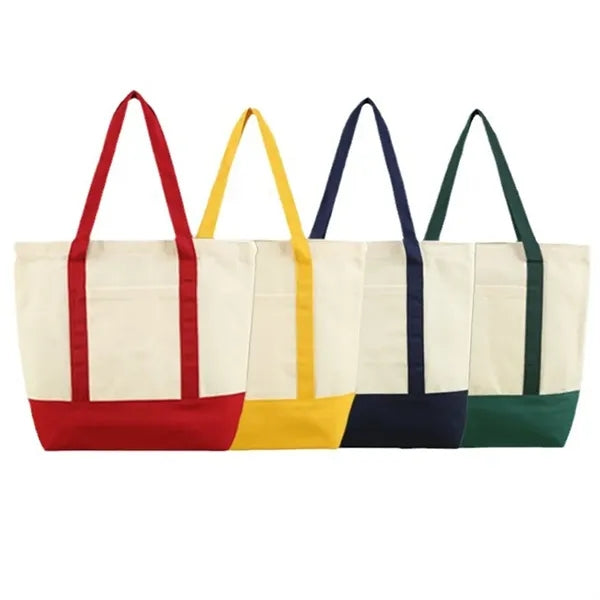 Customized Size/Color Zipper Canvas Shoulder Bag