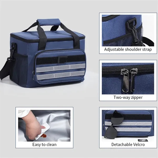 Large Capacity Camping Picnic Cooler Insulated Bag