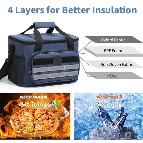 Large Capacity Camping Picnic Cooler Insulated Bag