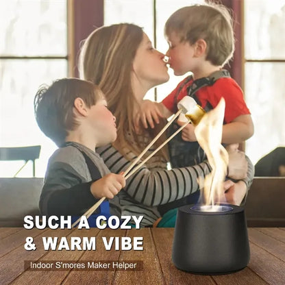 Portable Tabletop Fire Pit Mini Fireplace Bowl