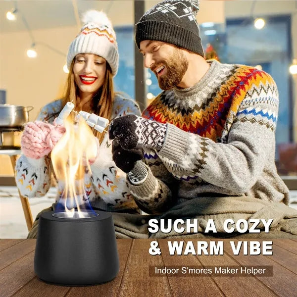 Portable Tabletop Fire Pit Mini Fireplace Bowl