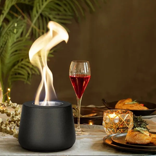 Portable Tabletop Fire Pit Mini Fireplace Bowl