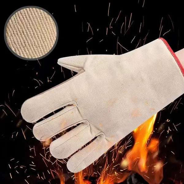 Heat Insulation Thickened Resistance Welding Gloves