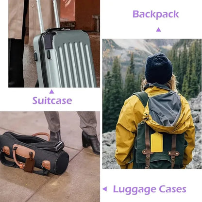 PU Leather Luggage Tag Case