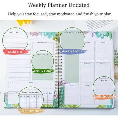Weekly Calendar Planner Notebook