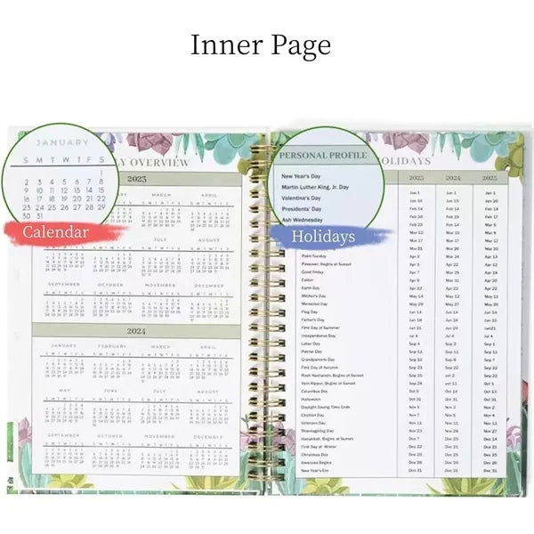 Weekly Calendar Planner Notebook
