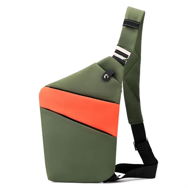 Unisex Anti Theft Chest Sling Crossbody Bag