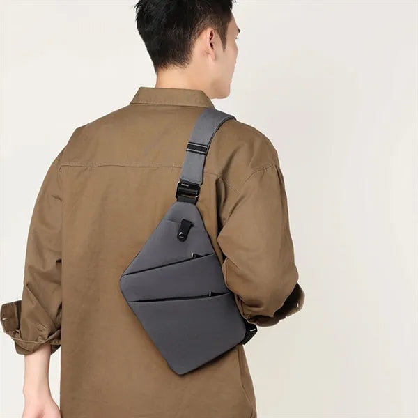 Unisex Anti Theft Chest Sling Crossbody Bag