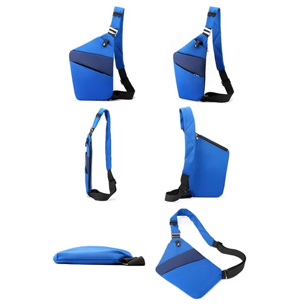 Unisex Anti Theft Chest Sling Crossbody Bag