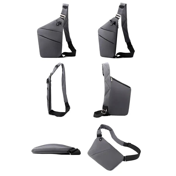 Unisex Anti Theft Chest Sling Crossbody Bag