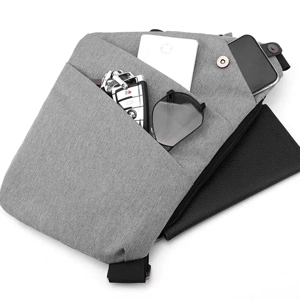 Unisex Anti Theft Chest Sling Crossbody Bag