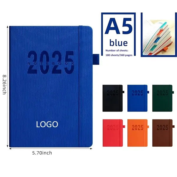2025 Calendar Daily Planner Notebook