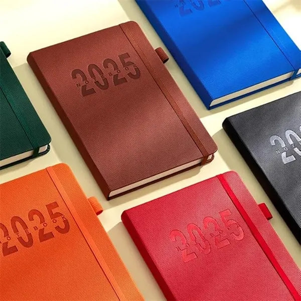 2025 Calendar Daily Planner Notebook