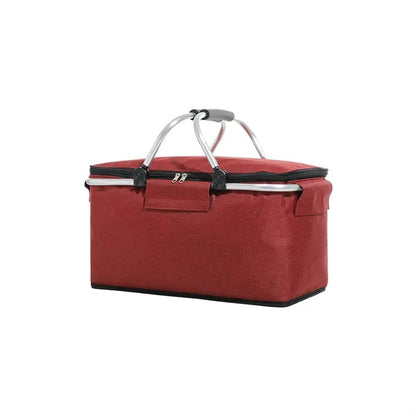 Foldable Picnic Insulated Hand Basket