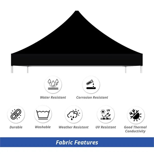 Black Canopy Tent (Topper+ Frame)