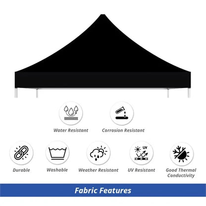 Black Canopy Tent (Topper+ Frame)