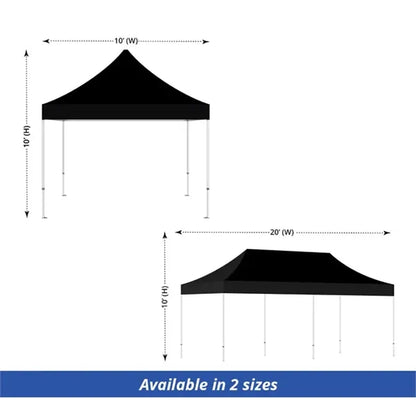 Black Canopy Tent (Topper+ Frame)