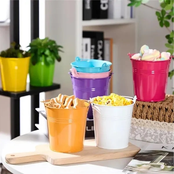 Mini Metal Buckets With Handle