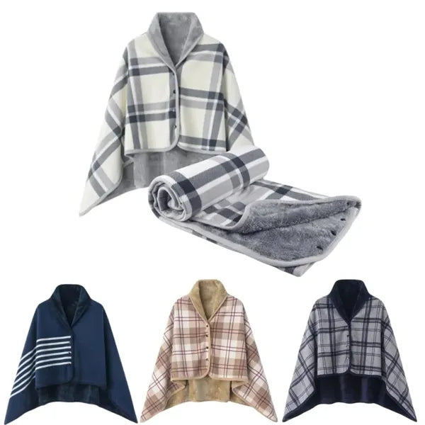 Wearable Blanket with Buttons