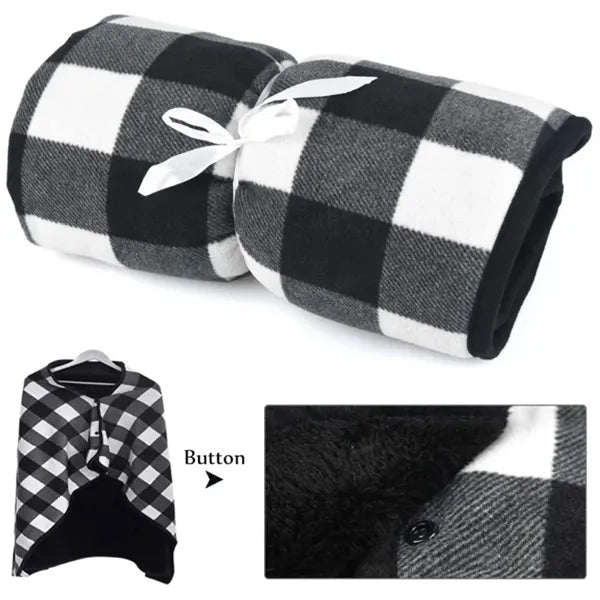 Wearable Blanket with Buttons