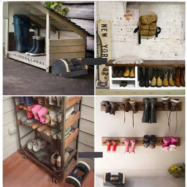 Outdoor Shoe Scraper Cleaner Brush