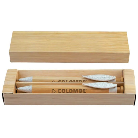 Bamboo-Print Paper Double Gift Box