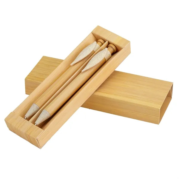 Bamboo-Print Paper Double Gift Box