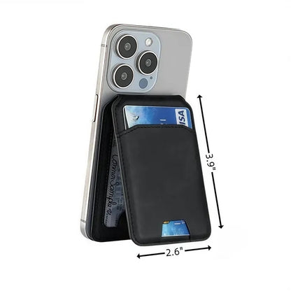 2 in 1 Leather Magnetic Wallet Phone Adjustable Stand