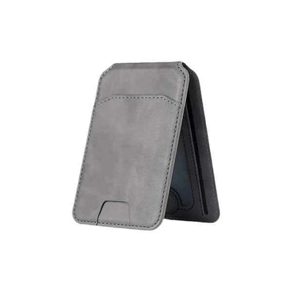 2 in 1 Leather Magnetic Wallet Phone Adjustable Stand