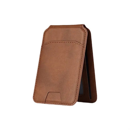 2 in 1 Leather Magnetic Wallet Phone Adjustable Stand