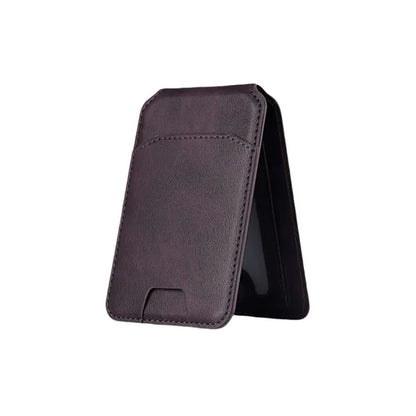 2 in 1 Leather Magnetic Wallet Phone Adjustable Stand