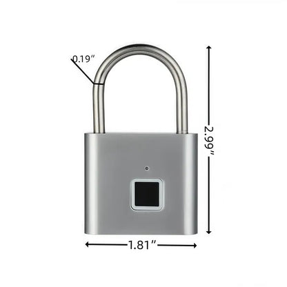 Intelligent Anti Theft Fingerprint Padlock Usb Charging