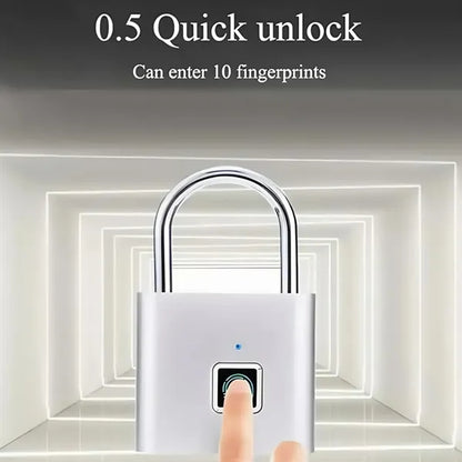 Intelligent Anti Theft Fingerprint Padlock Usb Charging