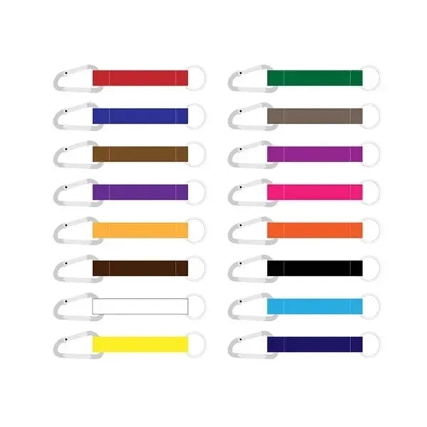 Carabiner Short Lanyard Keychain
