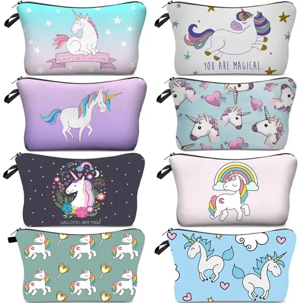 Waterproof Small Travel Cosmetic Makeup Bag with Zipper