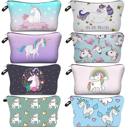 Waterproof Small Travel Cosmetic Makeup Bag with Zipper
