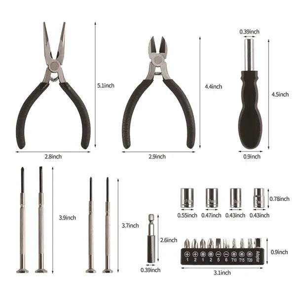 Car Shape Multifunctional Tool Kit Household Repair Toolset