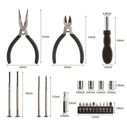 Car Shape Multifunctional Tool Kit Household Repair Toolset