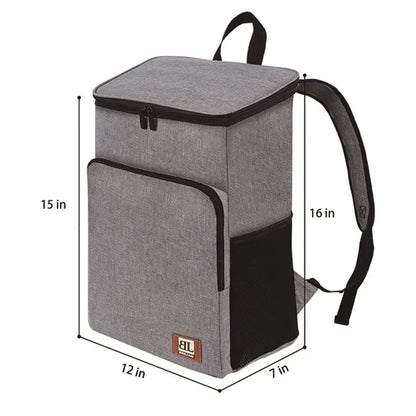 Double Deck Durable Picnic Cooler Bag Leakproof Lunch Box