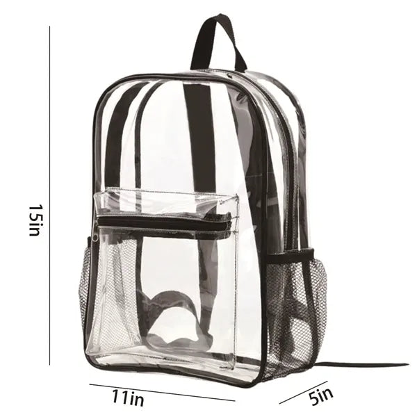 Stadium Approved Waterproof Transparent School Backpack