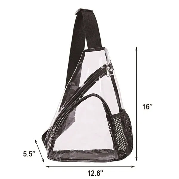 Clear Stadium Approved Sling Bag Transparent Chest pack