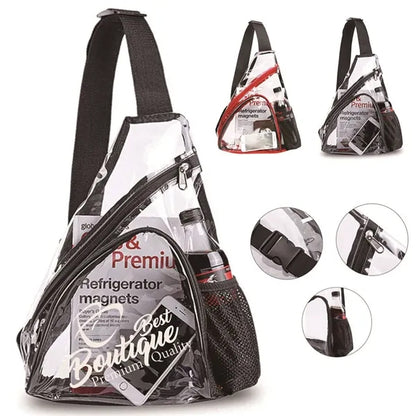 Clear Stadium Approved Sling Bag Transparent Chest pack