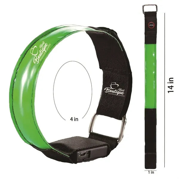 LED Reflective High Visibility  Arm Bands Night Running Gear