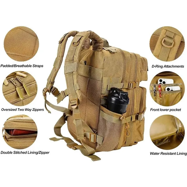 Army 3 Day Military Tactical Backpack
