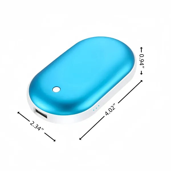 2 In 1 5000mAh Portable Rechargeable Power Bank Hand Warmer