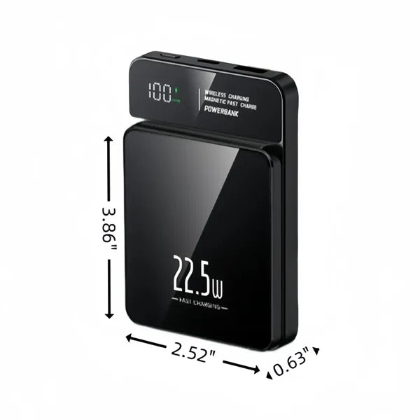 10000Mah Magnetic Wireless Portable Charger Power Bank