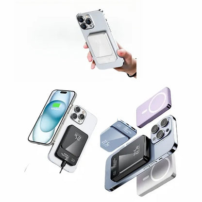 10000Mah Magnetic Wireless Portable Charger Power Bank