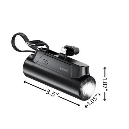 3000mah Portable Fast Charger With Flashlight Phone Holder