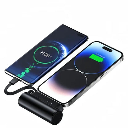 3000mah Portable Fast Charger With Flashlight Phone Holder