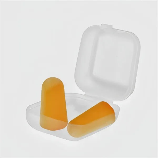 Health Sleeping Ear Plugs In Square Case Travel Essentials